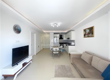 Квартира 1+1, 65м², на высоком этаже с видом на море, в резиденции с отельной инфраструктурой в районе Авсаллар, Алания ID-18105 фото-5