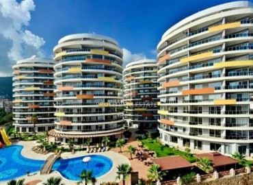 Элегантная видовая квартира 1+1, 65м², в комплексе с отельной инфраструктурой в районе Алании – Джикджилли ID-18111 фото-1