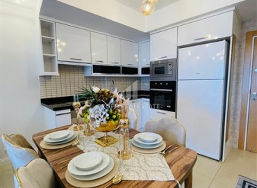 Элегантная видовая квартира 1+1, 65м², в комплексе с отельной инфраструктурой в районе Алании – Джикджилли ID-18111 фото-3