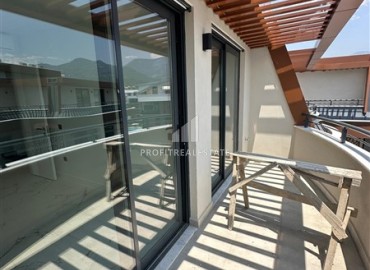 Трехкомнатный дуплекс, 100м², с бытовой техникой, в новом элитном комплексе в районе Алании – Оба ID-18112 фото-13