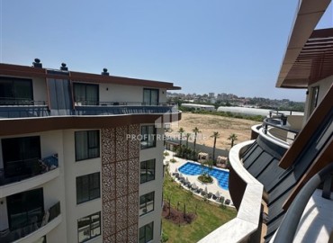 Трехкомнатный дуплекс, 100м², с бытовой техникой, в новом элитном комплексе в районе Алании – Оба ID-18112 фото-14