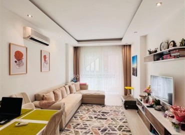 Двухкомнатная квартира, 65м², с мебелью и бытовой техникой, в 300м от моря в Махмутларе, Алания ID-18118 фото-3