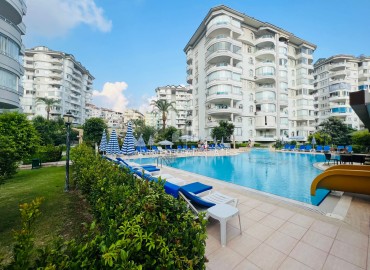 Комфортабельная квартира 1+1, 75м², с большим остекленным балконом в комплексе премиум класса в Джикджилли, Алания ID-18119 фото-1