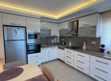 Меблированная квартира 4+1, 220 м2, с джакузи, застеклённым балконом, в комплексе с инфраструктурой в Оба, Аланья ID-12879 фото-11