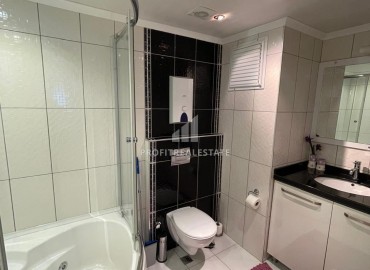 Меблированная квартира 4+1, 220 м2, с джакузи, застеклённым балконом, в комплексе с инфраструктурой в Оба, Аланья ID-12879 фото-14