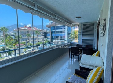 Меблированная квартира 4+1, 220 м2, с джакузи, застеклённым балконом, в комплексе с инфраструктурой в Оба, Аланья ID-12879 фото-17