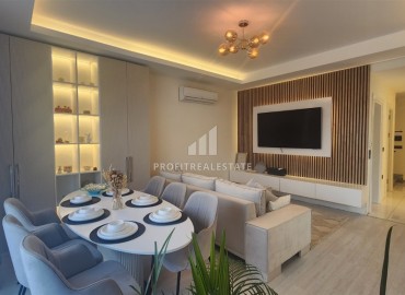 Фешенебельная вилла 3+1, 220м² с огромной видовой террасой, в резиденции таунхаусов в районе Алании – Каргыджак ID-18124 фото-3