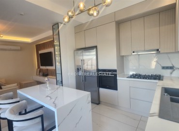 Фешенебельная вилла 3+1, 220м² с огромной видовой террасой, в резиденции таунхаусов в районе Алании – Каргыджак ID-18124 фото-4