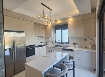 Фешенебельная вилла 3+1, 220м² с огромной видовой террасой, в резиденции таунхаусов в районе Алании – Каргыджак ID-18124 фото-5