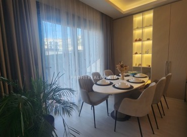 Фешенебельная вилла 3+1, 220м² с огромной видовой террасой, в резиденции таунхаусов в районе Алании – Каргыджак ID-18124 фото-7