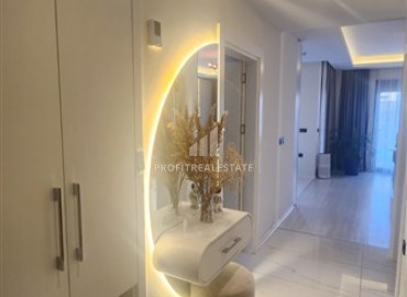 Фешенебельная вилла 3+1, 220м² с огромной видовой террасой, в резиденции таунхаусов в районе Алании – Каргыджак ID-18124 фото-11