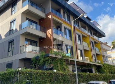Стильная меблированная квартира с одной спальней, 55м², в новостройке с бассейном у пляжа Клеопатры, Алания ID-18127 фото-1