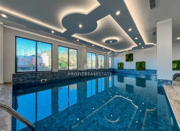 Двухкомнатная квартира, 60м², с видом на море в комплексе с хорошей инфраструктурой в Авсалларе, Алания ID-18133 фото-14