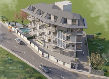 Новый проект для ваших инвестиций: квартиры 60-170м², в резиденции в центре Алании, в 700м от пляжа Клеопатры ID-18138 фото-4