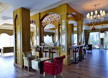 Меблированная квартира с одной спальней, 55м², в элитном комплексе у подножия Торосских гор в Махмутларе ID-18143 фото-17