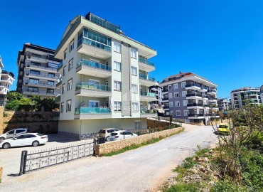 Трехкомнатная квартира, 80м², с остекленным балконом и видом на море в новой резиденции в районе Оба, Алания ID-18150 фото-1