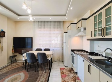 Трехкомнатная квартира, 80м², с остекленным балконом и видом на море в новой резиденции в районе Оба, Алания ID-18150 фото-4