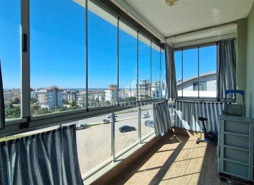 Трехкомнатная квартира, 80м², с остекленным балконом и видом на море в новой резиденции в районе Оба, Алания ID-18150 фото-9