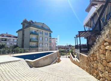 Трехкомнатная квартира, 80м², с остекленным балконом и видом на море в новой резиденции в районе Оба, Алания ID-18150 фото-11
