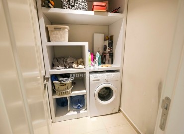 Квартира 1+1 с выходом в сад, 80м², с элегантным интерьером, на первой береговой линии в Кестеле, Алания ID-18155 фото-12