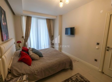 Квартира 1+1 с выходом в сад, 80м², с элегантным интерьером, на первой береговой линии в Кестеле, Алания ID-18155 фото-15