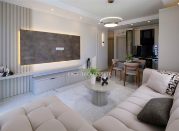 Новые двухкомнатные апартаменты, 60м², в новостройке премиум класса в районе Махмутлар, Алания ID-18156 фото-4