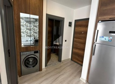 Уютная двухкомнатная квартира, 53м², на высоком этаже в элитном комплексе в 500м от моря в Махмутларе, Алания ID-18159 фото-4