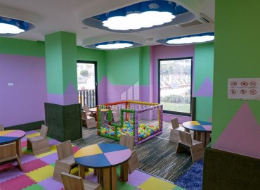 Уютная двухкомнатная квартира, 53м², на высоком этаже в элитном комплексе в 500м от моря в Махмутларе, Алания ID-18159 фото-20
