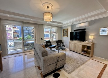 Элегантная меблированная трехкомнатная квартира, 125м², с остекленными балконами в 500м от моря в районе Оба, Алания ID-18161 фото-3
