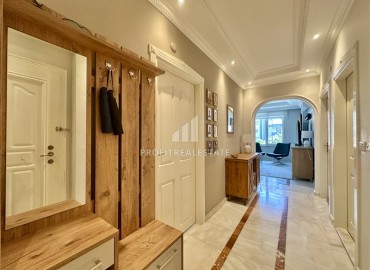 Элегантная меблированная трехкомнатная квартира, 125м², с остекленными балконами в 500м от моря в районе Оба, Алания ID-18161 фото-12