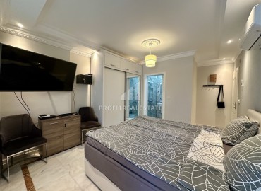 Элегантная меблированная трехкомнатная квартира, 125м², с остекленными балконами в 500м от моря в районе Оба, Алания ID-18161 фото-18