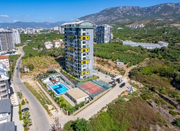 Элегантные двухкомнатные апартаменты, 50м² в комплексе с отельной инфраструктурой в Махмутларе, Алания ID-18134 фото-17