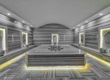Элегантные двухкомнатные апартаменты, 50м² в комплексе с отельной инфраструктурой в Махмутларе, Алания ID-18134 фото-25