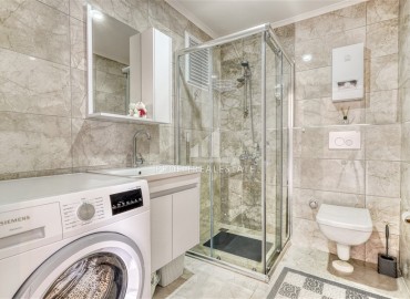Новые видовые апартаменты 1+1, 55м², с дизайнерским интерьером в комплексе премиум класса в районе Махмутлар, Алания ID-18162 фото-11