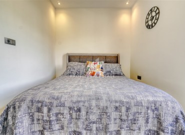 Новые видовые апартаменты 1+1, 55м², с дизайнерским интерьером в комплексе премиум класса в районе Махмутлар, Алания ID-18162 фото-12