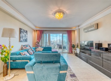 Видовая квартира с двумя спальнями и остекленными балконами, 110м², у вторничного рынка в Махмутларе, в 550м от моря ID-18166 фото-6