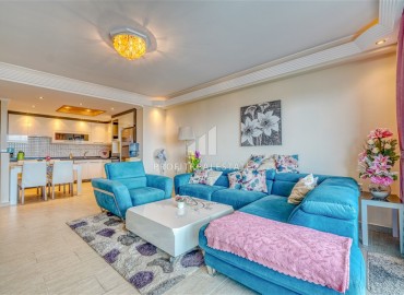 Видовая квартира с двумя спальнями и остекленными балконами, 110м², у вторничного рынка в Махмутларе, в 550м от моря ID-18166 фото-7