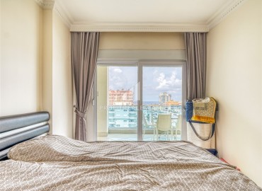 Элегантная квартира 1+1, 65м², на высоком этаже в элитном комплексе в 500м от моря в районе Махмутлар, Алания ID-18168 фото-13