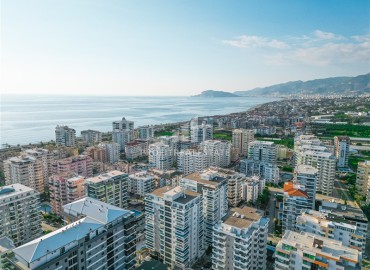 Элегантная квартира 1+1, 65м², на высоком этаже в элитном комплексе в 500м от моря в районе Махмутлар, Алания ID-18168 фото-19