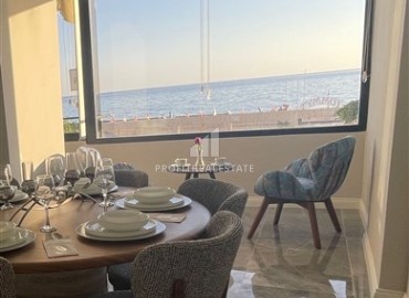 Трехкомнатная квартира с ремонтом и новой мебелью, 100м², с прямым видом на море в центре района Тосмур, Алания ID-18173 фото-3