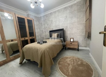 Трехкомнатная квартира с ремонтом и новой мебелью, 100м², с прямым видом на море в центре района Тосмур, Алания ID-18173 фото-6