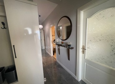 Трехкомнатная квартира с ремонтом и новой мебелью, 100м², с прямым видом на море в центре района Тосмур, Алания ID-18173 фото-8