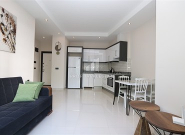 Современная двухкомнатная квартира, 50м² в комплексе с зимним бассейном в 900м от пляжа Инджекум в Авсалларе ID-18177 фото-2