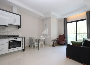 Современная двухкомнатная квартира, 50м² в комплексе с зимним бассейном в 900м от пляжа Инджекум в Авсалларе ID-18177 фото-3