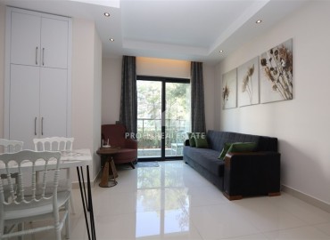 Современная двухкомнатная квартира, 50м² в комплексе с зимним бассейном в 900м от пляжа Инджекум в Авсалларе ID-18177 фото-4