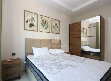 Современная двухкомнатная квартира, 50м² в комплексе с зимним бассейном в 900м от пляжа Инджекум в Авсалларе ID-18177 фото-7