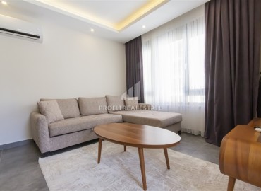 Меблированная квартира с одной спальней, 60м², в новом комплексе с отличным расположением в 200м от моря в Махмутларе, Алания ID-18178 фото-4