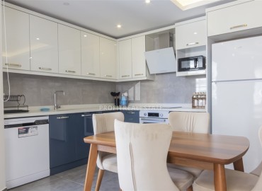 Меблированная квартира с одной спальней, 60м², в новом комплексе с отличным расположением в 200м от моря в Махмутларе, Алания ID-18178 фото-6