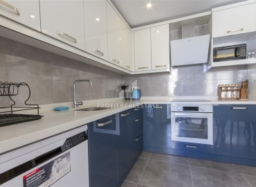 Меблированная квартира с одной спальней, 60м², в новом комплексе с отличным расположением в 200м от моря в Махмутларе, Алания ID-18178 фото-7