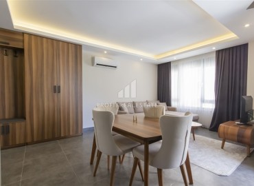 Меблированная квартира с одной спальней, 60м², в новом комплексе с отличным расположением в 200м от моря в Махмутларе, Алания ID-18178 фото-8